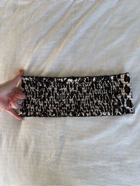 Leopard Print Smocked Tube Top - TINY!